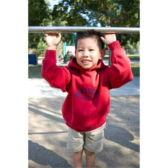 Youth Pullover Hood, Apple - Extra Large