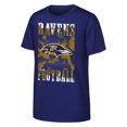thumbnail image 1 of Youth  Purple Baltimore Ravens Garage Hero T-Shirt, 1 of 1