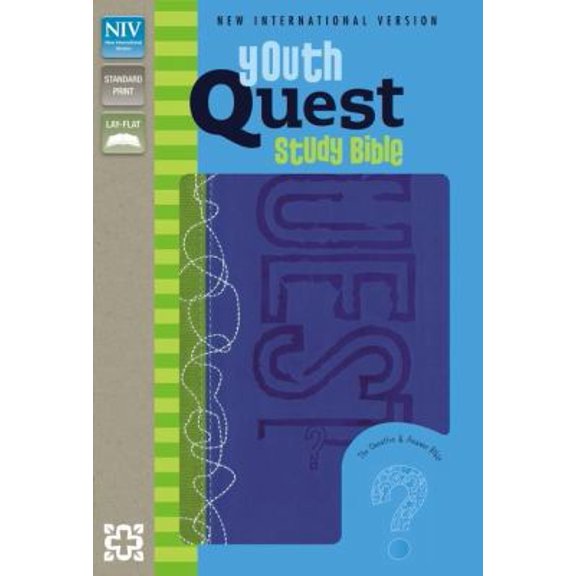 Pre-Owned NIV, Youth Quest Study Bible, Imitation Leather, Blue/Green: The Question and Answer Bible (Unknown) 0310728800 9780310728801