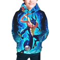 thumbnail image 1 of Youth Rare Greninja Hoodies 3D Print Pullover Hooded Sweatshirt With Pocket For Boys Girls Teen Small, 1 of 8