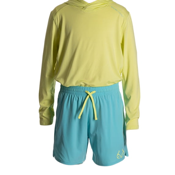 Youth Realtree Board Shorts, Sea Spray, L