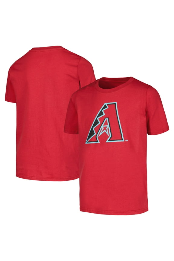 Youth Red Arizona Diamondbacks Primary Logo T-Shirt