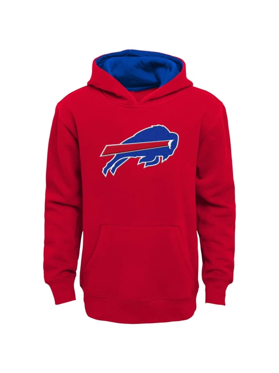 Youth Outerstuff Red Buffalo Bills Prime Pullover Hoodie