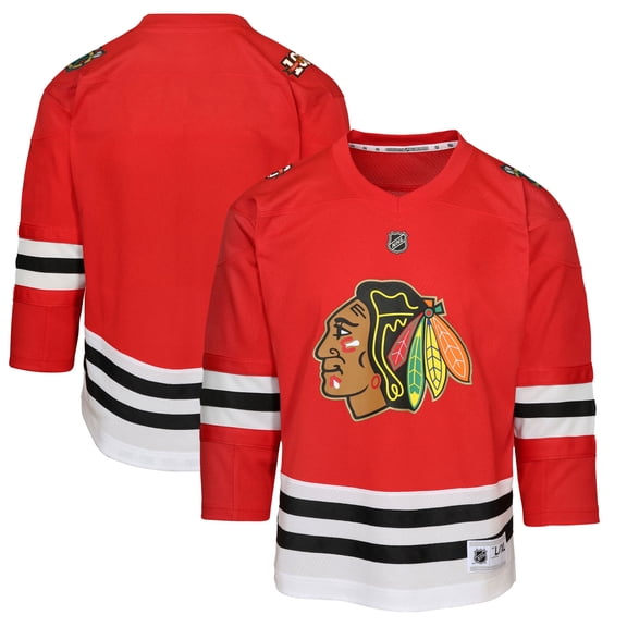 Youth Red Chicago Blackhawks Centennial Replica Jersey