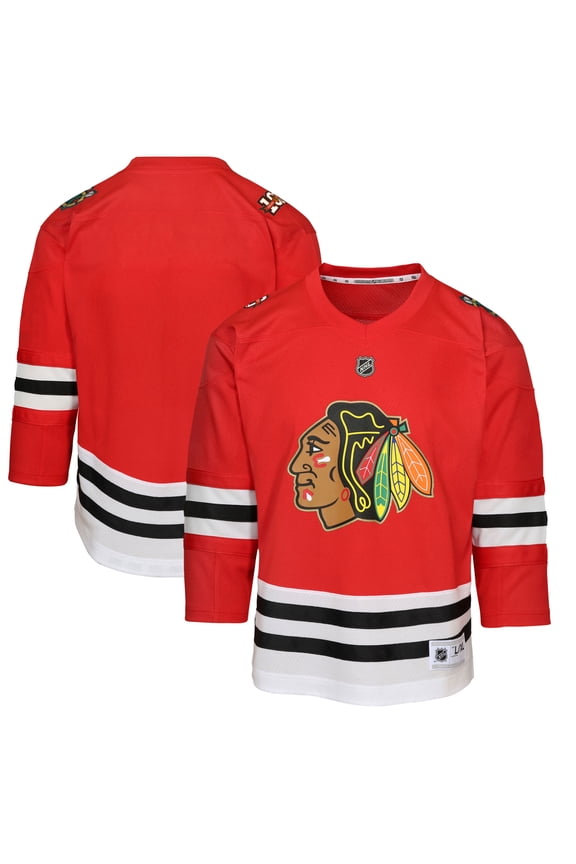 Youth Red Chicago Blackhawks Centennial Replica Jersey