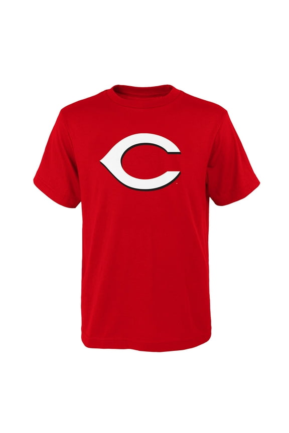 Youth Red Cincinnati Reds Logo Primary Team T-Shirt