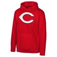 thumbnail image 1 of Youth  Red Cincinnati Reds Primary Logo Pullover Hoodie, 1 of 1