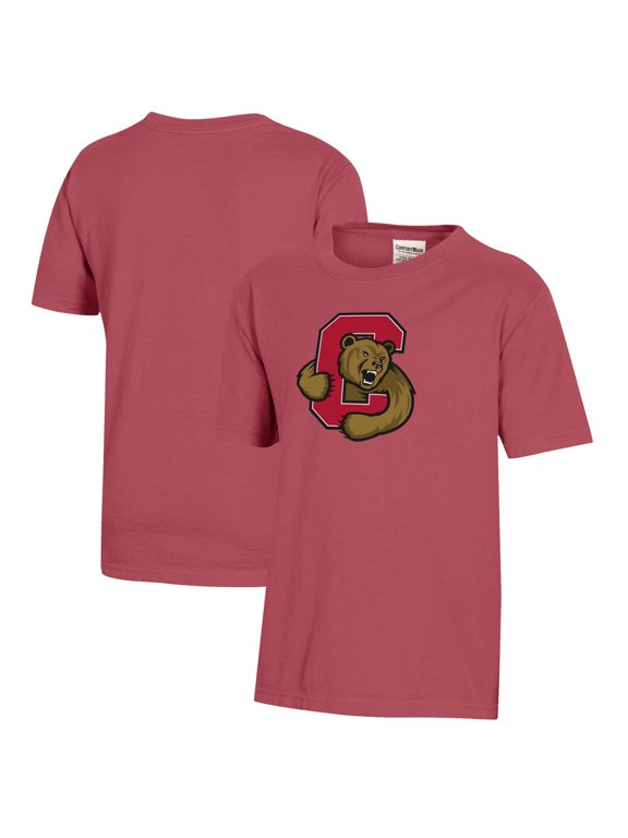 Youth Red Cornell Big Red Logo Comfort Wash T-Shirt