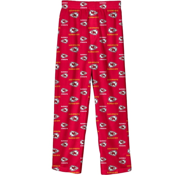 Youth Outerstuff Red Kansas City Chiefs Printed Pajama Pants