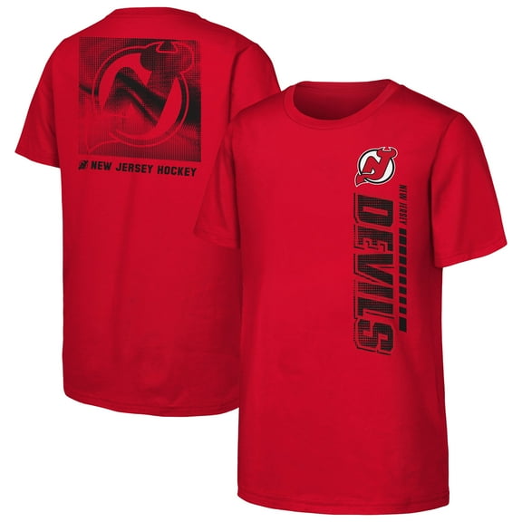 Youth  Red New Jersey Devils Atmosphere T-Shirt