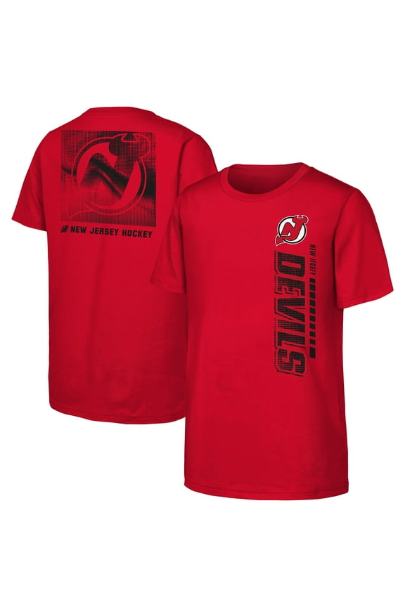 Youth Red New Jersey Devils Atmosphere T-Shirt