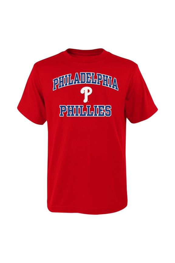 Youth Red Philadelphia Phillies Heart & Soul T-Shirt