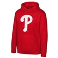 thumbnail image 1 of Youth  Red Philadelphia Phillies Primary Logo Pullover Hoodie, 1 of 1