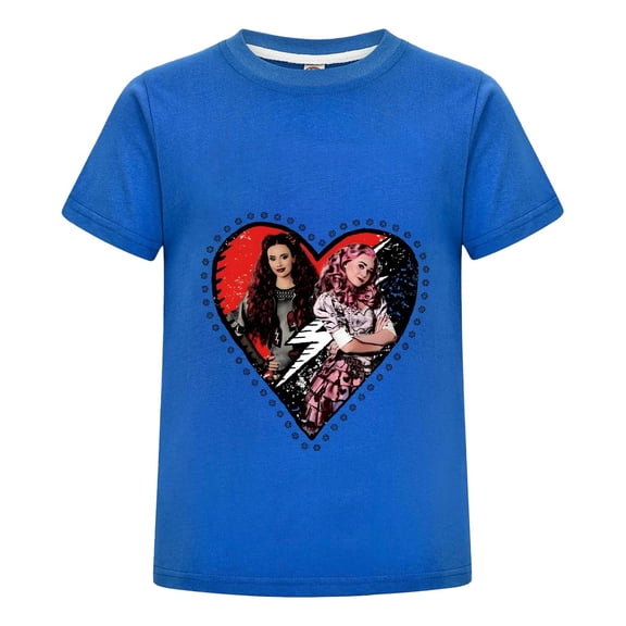 Youth Red Princess T-Shirt – Descendants 4 Movie Character Tee for Kids