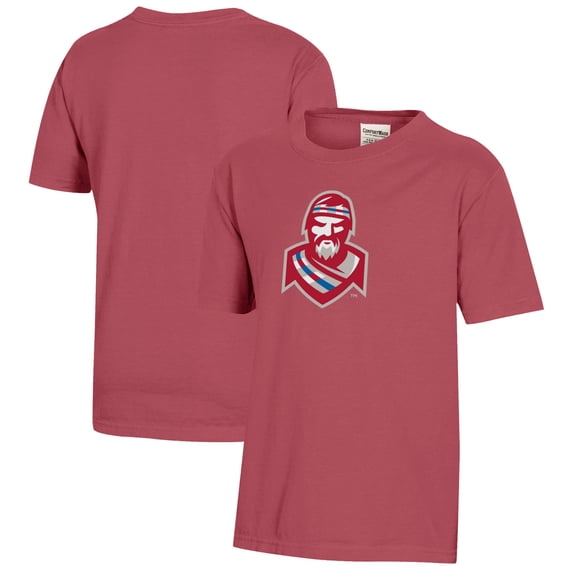 Youth  Red Radford Highlanders Logo Comfort Wash T-Shirt