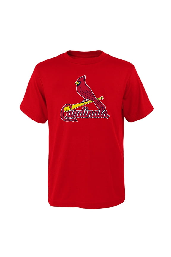 Youth Red St. Louis Cardinals Logo Primary Team T-Shirt