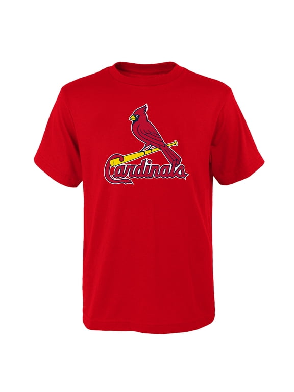 Youth Red St. Louis Cardinals Logo Primary Team T-Shirt