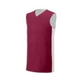 thumbnail image 1 of Youth Reversible Moisture Management Muscle Shirt - CARDINAL/ WHITE - M, 1 of 2