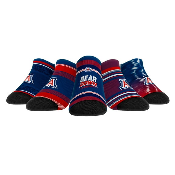 Youth Rock Em Socks Arizona Wildcats Super Fan Five-Pack Low-Cut Socks Set