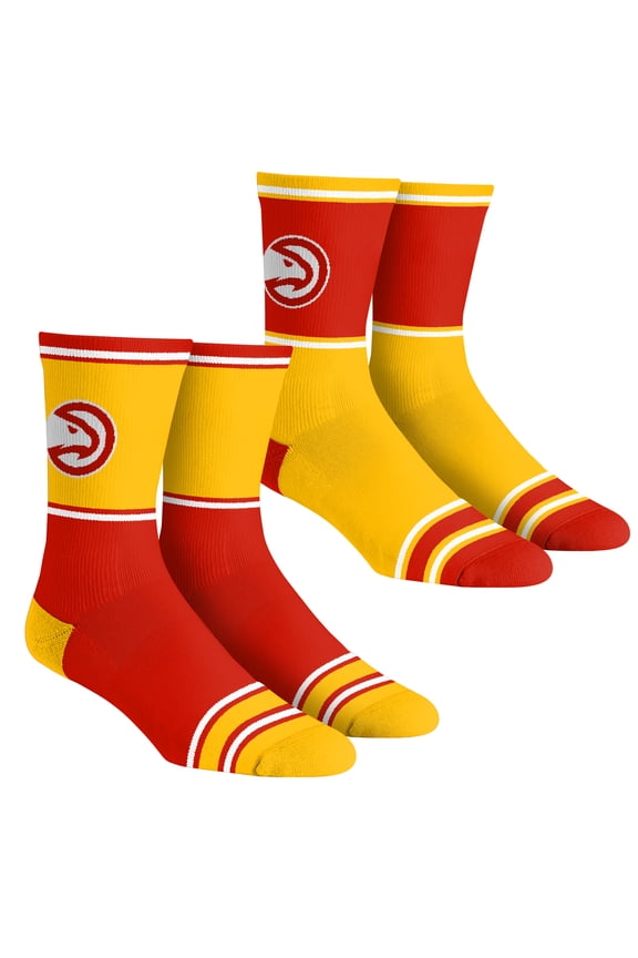 Youth Rock Em Socks Atlanta Hawks 2-Pack Color Block Crew Socks Set