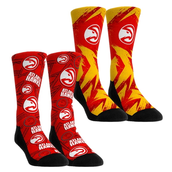 Youth Rock Em Socks Atlanta Hawks Game Day 2-Pack Crew Socks