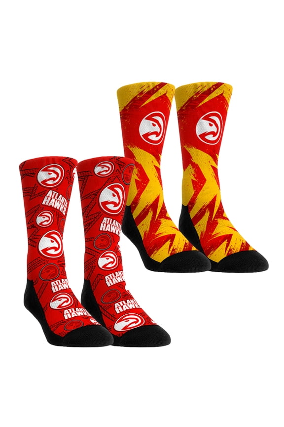 Youth Rock Em Socks Atlanta Hawks Game Day 2-Pack Crew Socks