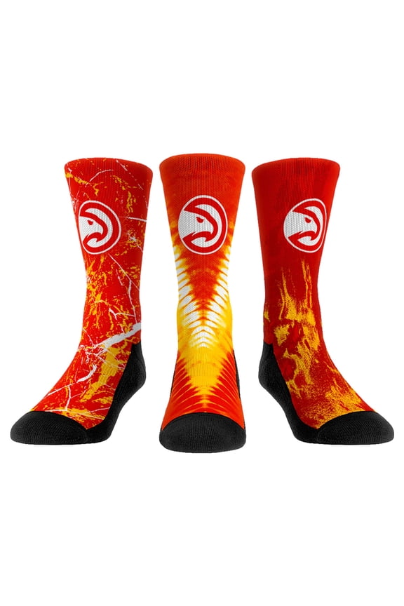 Youth Rock Em Socks Atlanta Hawks Three-Pack Crew Socks Set