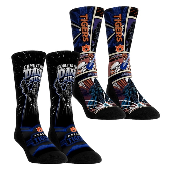 Youth Rock Em Socks Auburn Tigers Star Wars Empire Two-Pack Crew Socks Set