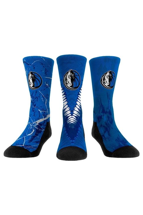 Youth Rock Em Socks Dallas Mavericks Three-Pack Crew Socks Set