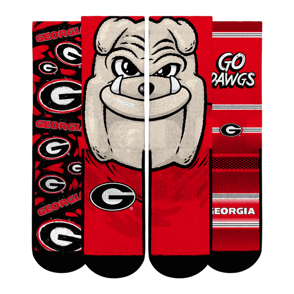 Youth Rock Em Socks Georgia Bulldogs Fan Favorite Three-Pack Crew Sock Set