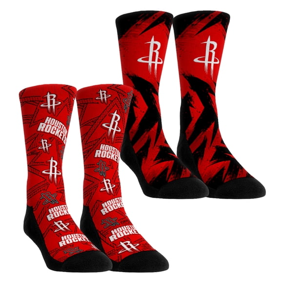 Youth Rock Em Socks Houston Rockets Game Day 2-Pack Crew Socks