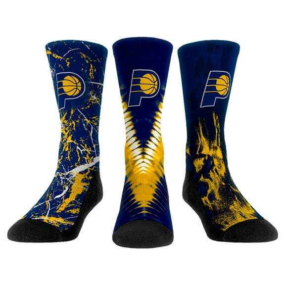 Youth Rock Em Socks Indiana Pacers Three-Pack Crew Socks Set