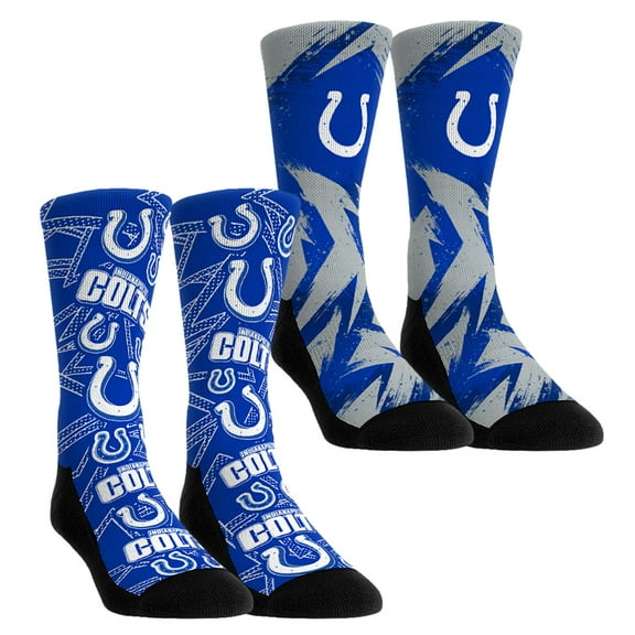 Youth Rock Em Socks Indianapolis Colts Game Day Two-Pack Crew Sock Set