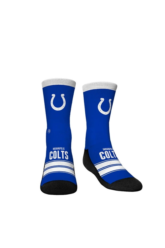 Youth Rock Em Socks Indianapolis Colts Gametime Stripe-Crew Socks