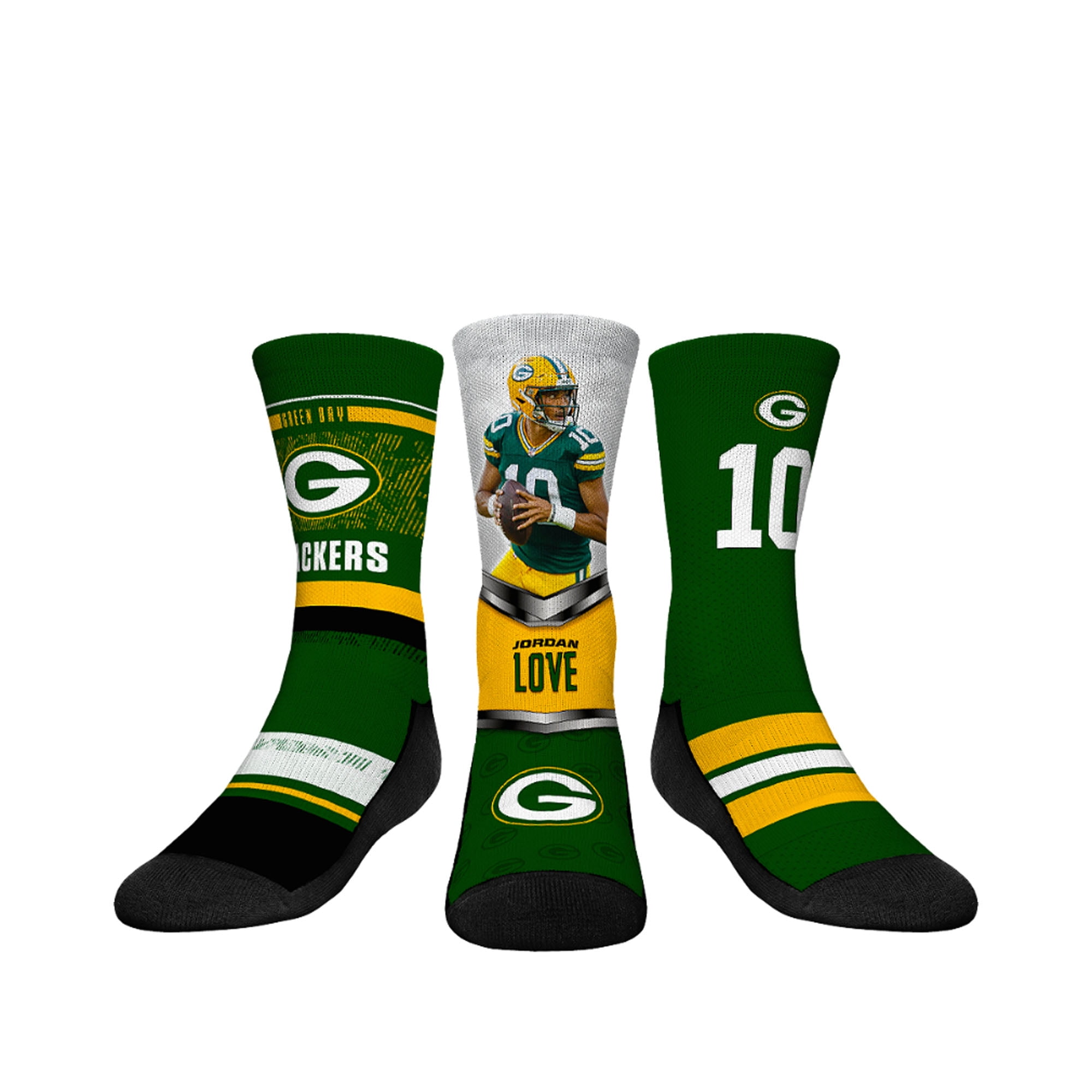 green bay packers dress socks New Argyle Remix Crew Length socks NFL Green Bay Packers Men's