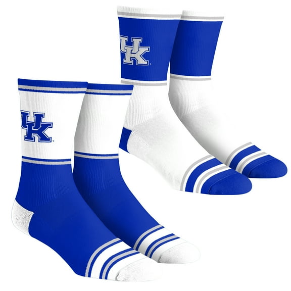 Youth Rock Em Socks Kentucky Wildcats 2-Pack Color Block Crew Socks Set
