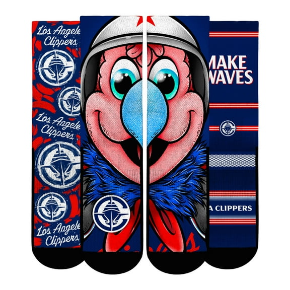 Youth Rock Em Socks LA Clippers Fan Favorites Three-Pack Crew Socks Set