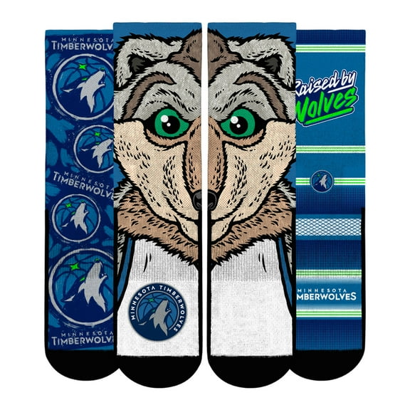Youth Rock Em Socks  Minnesota Timberwolves Fan Favorites Three-Pack Crew Socks Set