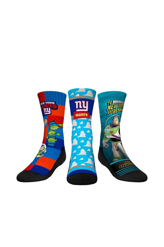Youth Rock Em Socks New York Giants Toy Story 3-Pack Crew Socks