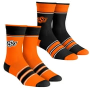 ROCK 'EM SOCKS Youth Rock Em Socks Oklahoma State Cowboys Multi-Stripe 2-Pack Team Crew Sock Set