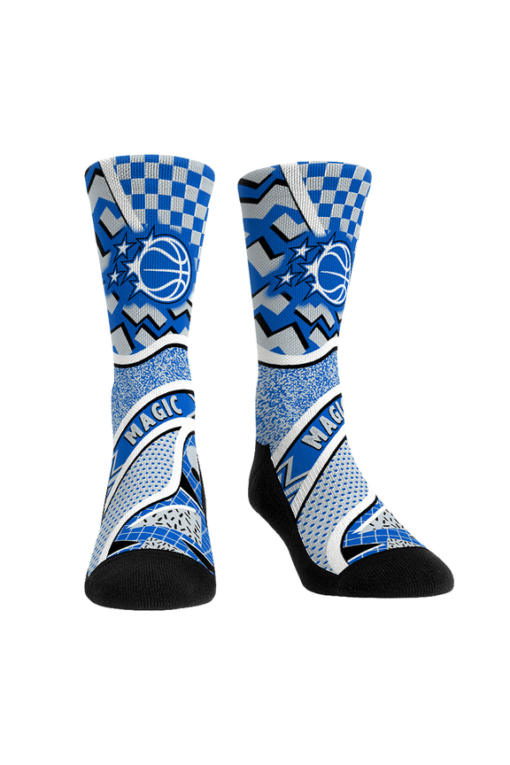 Youth Rock Em Socks Orlando Magic Ball Pattern Crew Socks