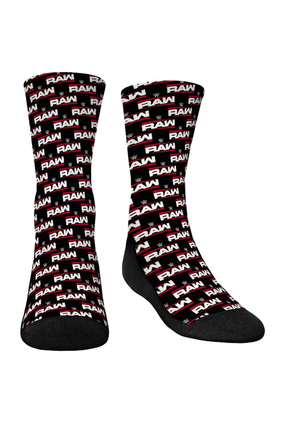 Youth Rock Em Socks RAW Allover Crew Socks