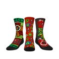 thumbnail image 1 of Youth Rock Em Socks  Red Tampa Bay Buccaneers TMNT Three-Pack Crew Sock Set, 1 of 4
