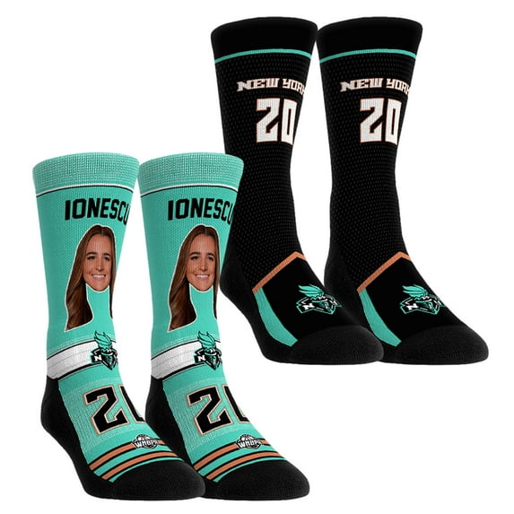 Youth Rock Em Socks Sabrina Ionescu New York Liberty Pro-Player Two-Pack Crew Socks Set
