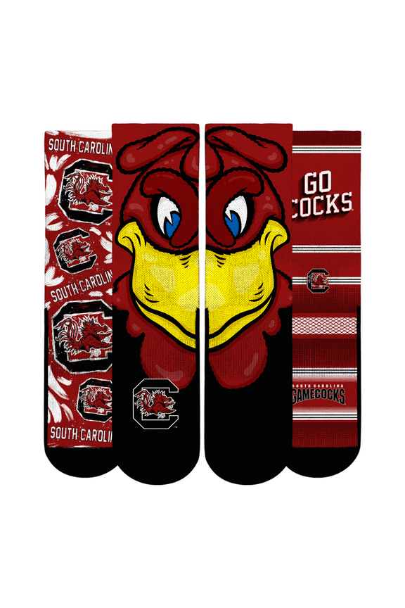 Youth Rock Em Socks South Carolina Gamecocks Fan Favorite Three-Pack Crew Sock Set