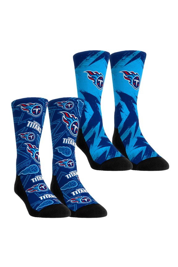 Youth Rock Em Socks Tennessee Titans Game Day Two-Pack Crew Sock Set