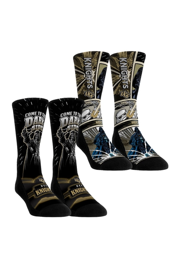 Youth Rock Em Socks UCF Knights Star Wars Empire Two-Pack Crew Socks Set