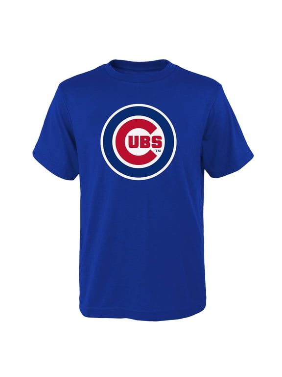 Youth Royal Chicago Cubs Logo Primary Team T-Shirt