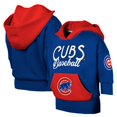 thumbnail image 1 of Youth Royal Chicago Cubs Team Practice 3/4-Sleeve Pullover Hoodie, 1 of 3