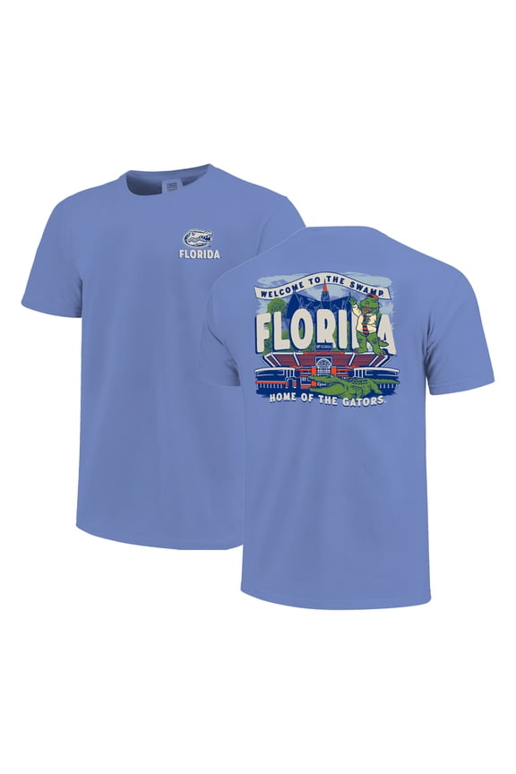 Youth Royal Florida Gators Comfort Colors Hyperlocal Campus Scene T-Shirt
